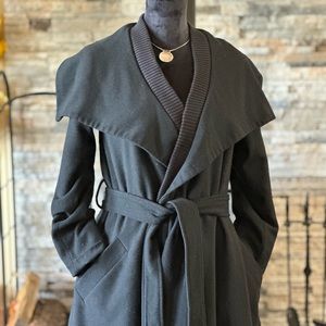 Vera Wang Wrap Coat - XS